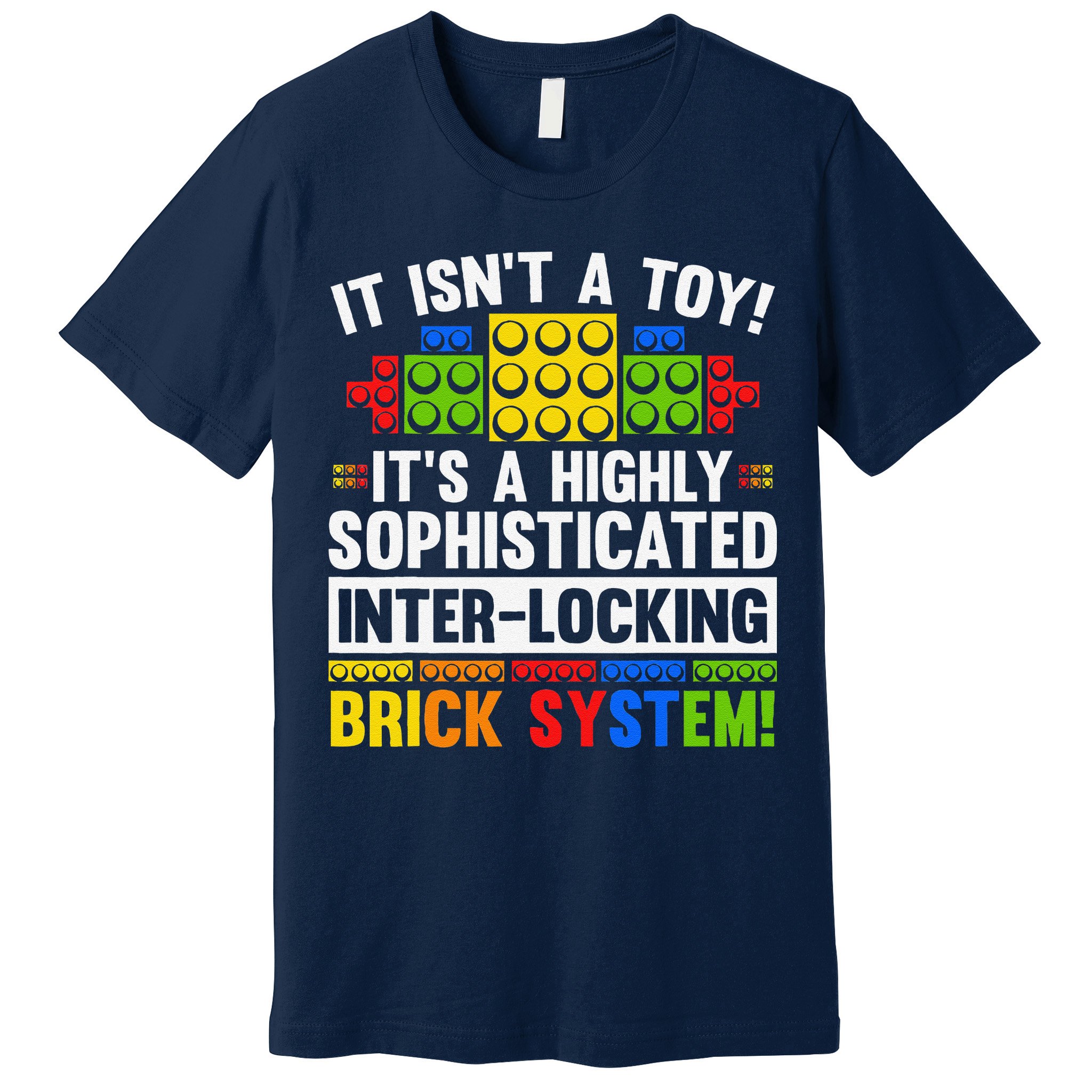 Master Builder Bricks Blocks Play Toys Premium T-Shirt