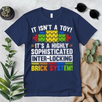 Master Builder Bricks Blocks Play Toys Premium T-Shirt