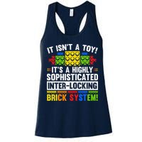 Master Builder Bricks Blocks Play Toys Womens Tank Top