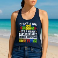 Master Builder Bricks Blocks Play Toys Womens Tank Top