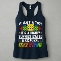 Master Builder Bricks Blocks Play Toys Womens Tank Top