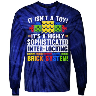 Master Builder Bricks Blocks Play Toys Tie-Dye Long Sleeve Shirt