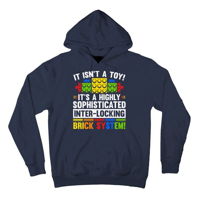 Master Builder Bricks Blocks Play Toys Tall Hoodie