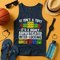 Master Builder Bricks Blocks Play Toys Tank Top