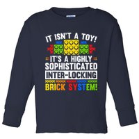 Master Builder Bricks Blocks Play Toys Toddler Long Sleeve Shirt