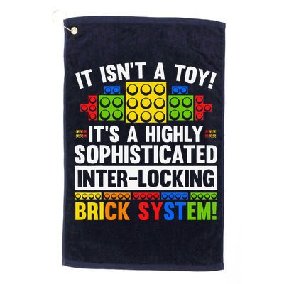 Master Builder Bricks Blocks Play Toys Golf Towel