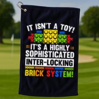 Master Builder Bricks Blocks Play Toys Golf Towel