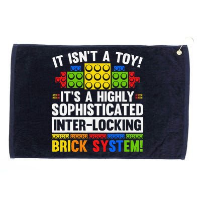 Master Builder Bricks Blocks Play Toys Grommeted Golf Towel