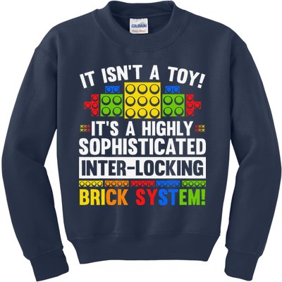 Master Builder Bricks Blocks Play Toys Kids Sweatshirt