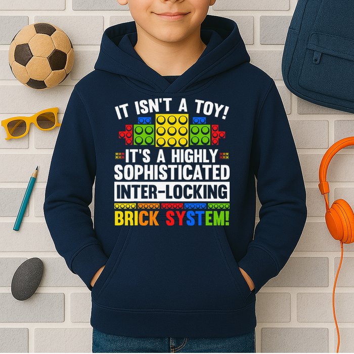 Master Builder Bricks Blocks Play Toys Kids Hoodie