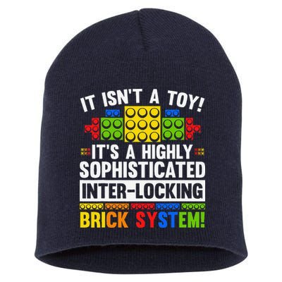 Master Builder Bricks Blocks Play Toys Short Acrylic Beanie