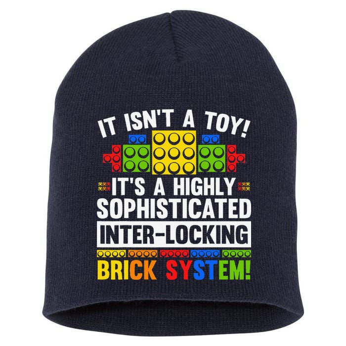 Master Builder Bricks Blocks Play Toys Short Acrylic Beanie
