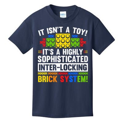 Master Builder Bricks Blocks Play Toys Kids T-Shirt