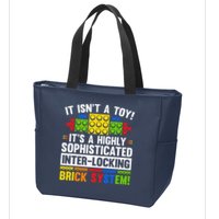 Master Builder Bricks Blocks Play Toys Zip Tote Bag