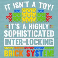Master Builder Bricks Blocks Play Toys Sueded Cloud Jersey T-Shirt