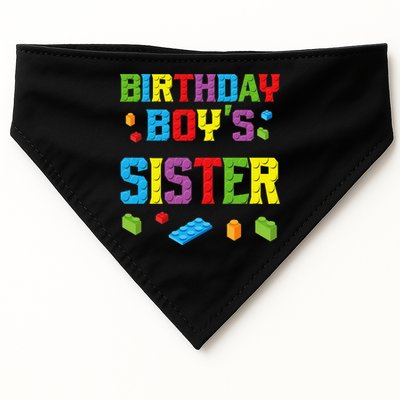 Master Builder Birthday Sister Building Bricks Blocks USA-Made Doggie Bandana