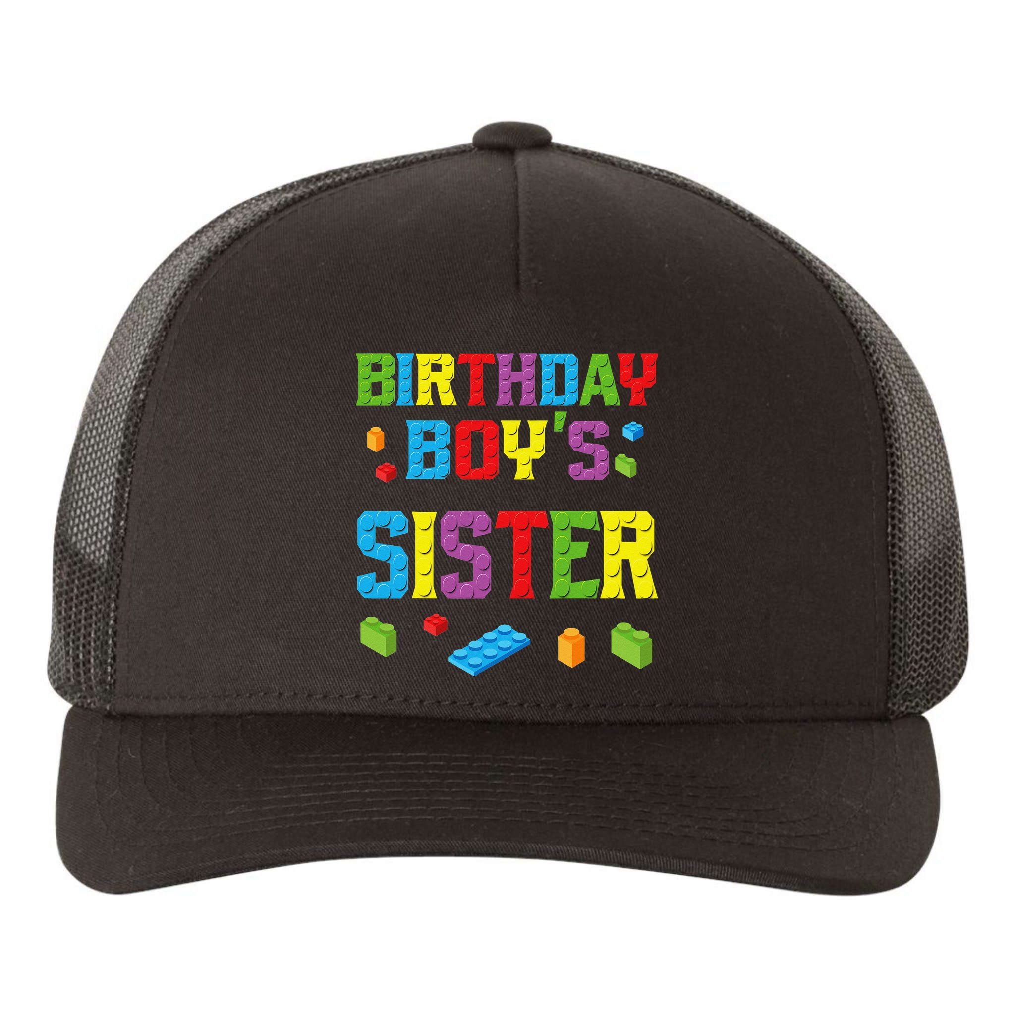 Master Builder Birthday Sister Building Bricks Blocks Yupoong Adult 5-Panel Trucker Hat