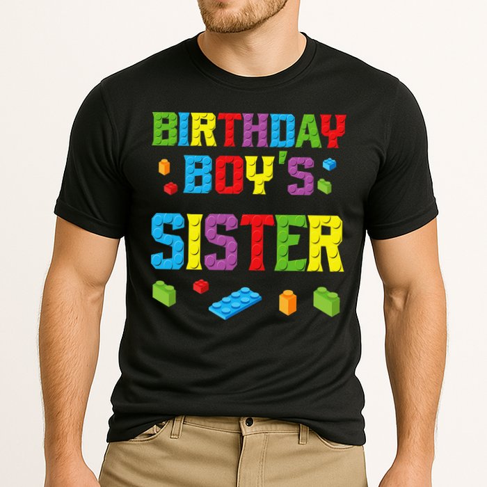 Master Builder Birthday Sister Building Bricks Blocks Performance Shirt