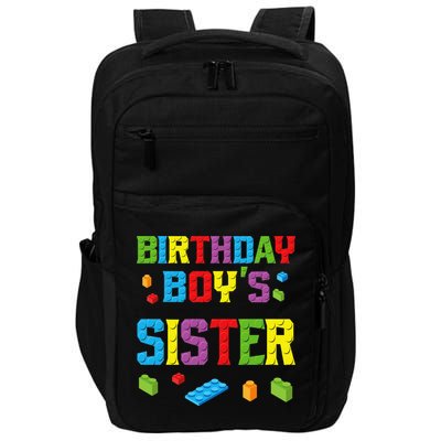 Master Builder Birthday Sister Building Bricks Blocks Impact Tech Backpack