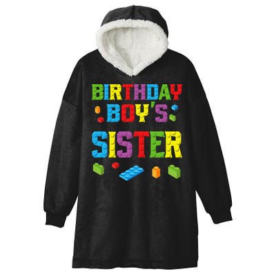 Master Builder Birthday Sister Building Bricks Blocks Hooded Wearable Blanket