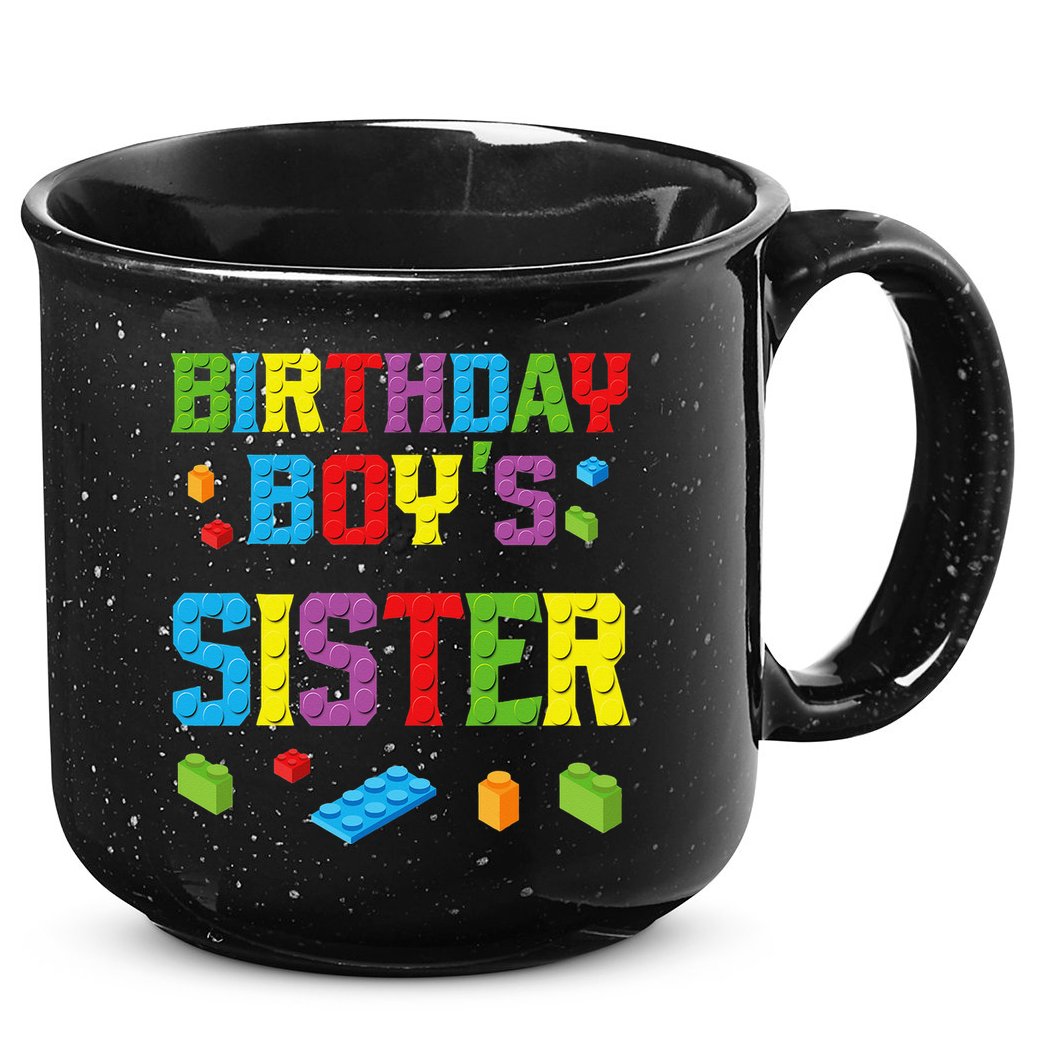 Master Builder Birthday Sister Building Bricks Blocks 15oz Campfire Ceramic Mug