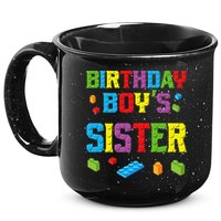 Master Builder Birthday Sister Building Bricks Blocks 15oz Campfire Ceramic Mug