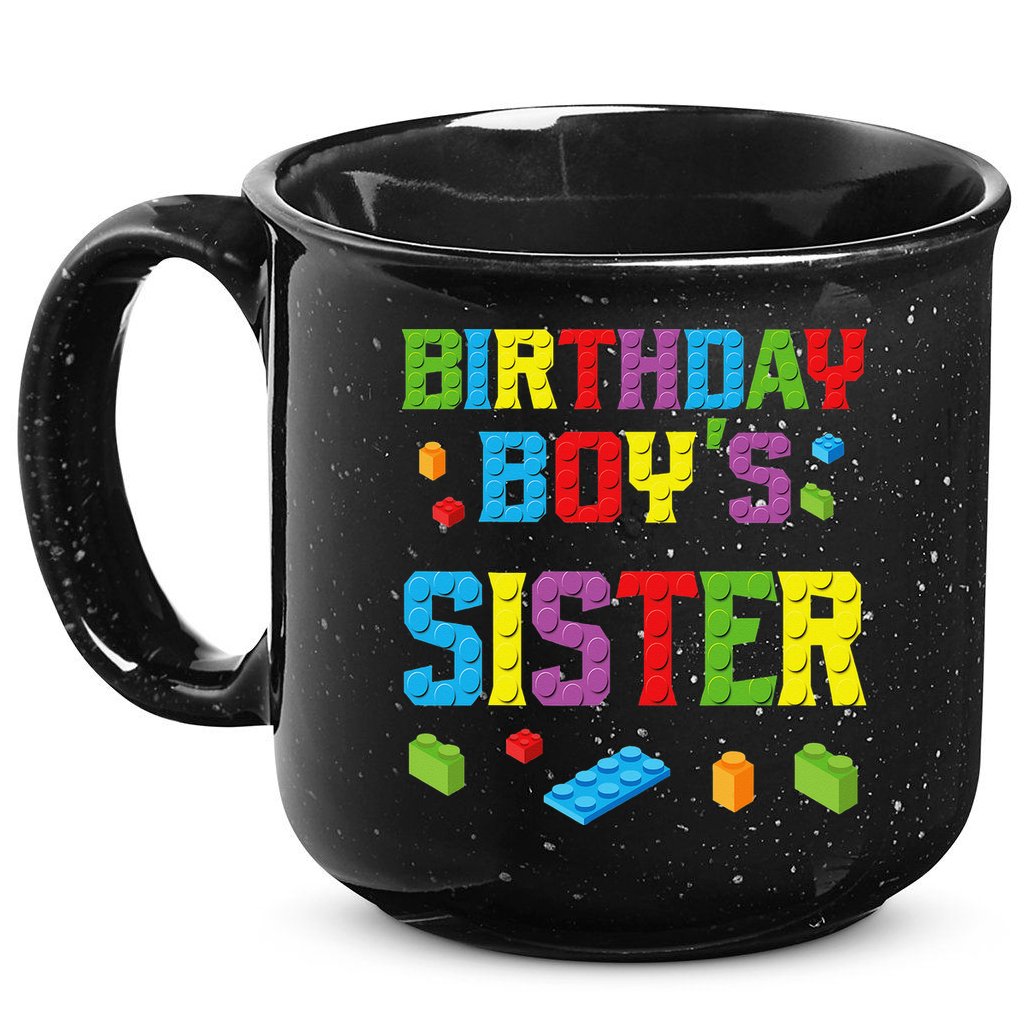 Master Builder Birthday Sister Building Bricks Blocks 15oz Campfire Ceramic Mug