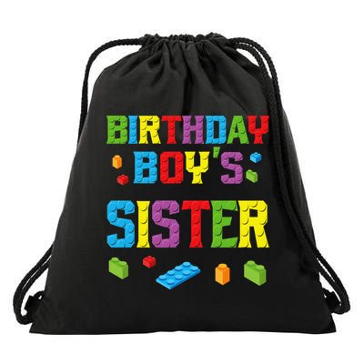 Master Builder Birthday Sister Building Bricks Blocks Drawstring Bag