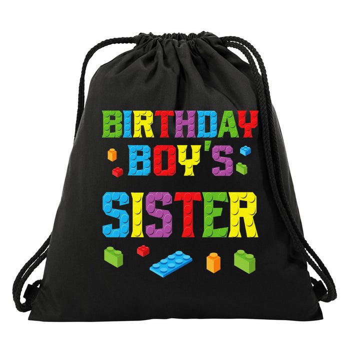 Master Builder Birthday Sister Building Bricks Blocks Drawstring Bag