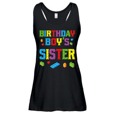 Master Builder Birthday Sister Building Bricks Blocks Ladies Essential Flowy Tank