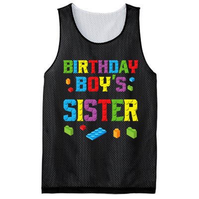 Master Builder Birthday Sister Building Bricks Blocks Mesh Reversible Basketball Jersey Tank