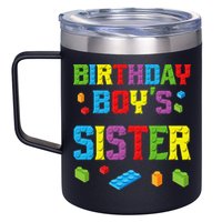Master Builder Birthday Sister Building Bricks Blocks 12oz Stainless Steel Coffee Mug