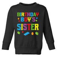 Master Builder Birthday Sister Building Bricks Blocks Toddler Sweatshirt