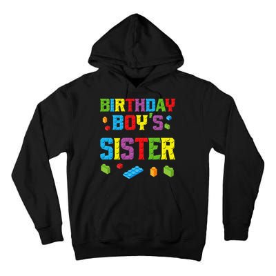Master Builder Birthday Sister Building Bricks Blocks Tall Hoodie