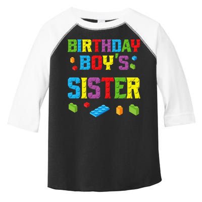 Master Builder Birthday Sister Building Bricks Blocks Toddler Fine Jersey T-Shirt