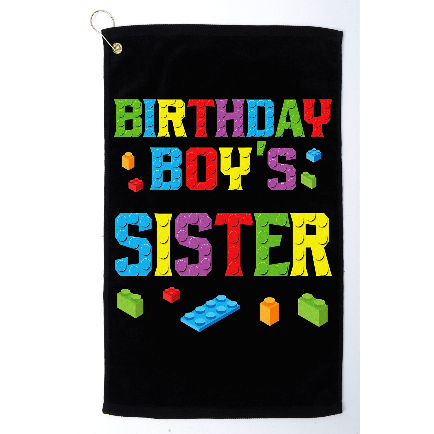 Master Builder Birthday Sister Building Bricks Blocks Golf Towel