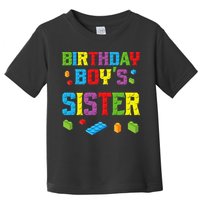 Master Builder Birthday Sister Building Bricks Blocks Toddler T-Shirt