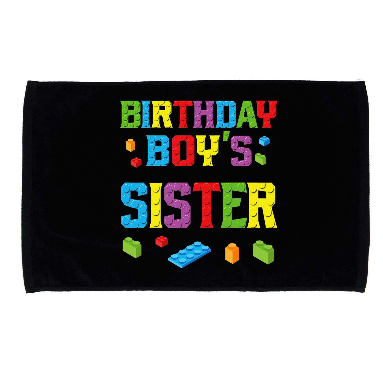Master Builder Birthday Sister Building Bricks Blocks Microfiber Hand Towel