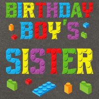 Master Builder Birthday Sister Building Bricks Blocks Cotton Canvas Backpack