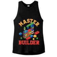 Master Builder Block Building Master Brick Builder Ladies PosiCharge Tri-Blend Wicking Tank