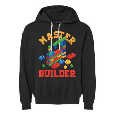 Master Builder Block Building Master Brick Builder Garment-Dyed Fleece Hoodie