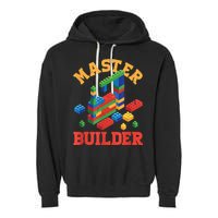 Master Builder Block Building Master Brick Builder Garment-Dyed Fleece Hoodie