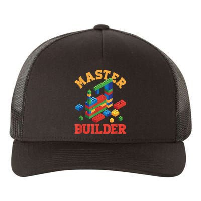 Master Builder Block Building Master Brick Builder Yupoong Adult 5-Panel Trucker Hat