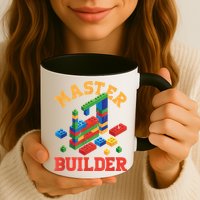 Master Builder Block Building Master Brick Builder Mug