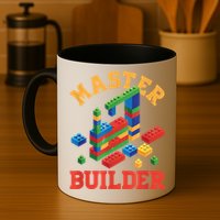 Master Builder Block Building Master Brick Builder Mug