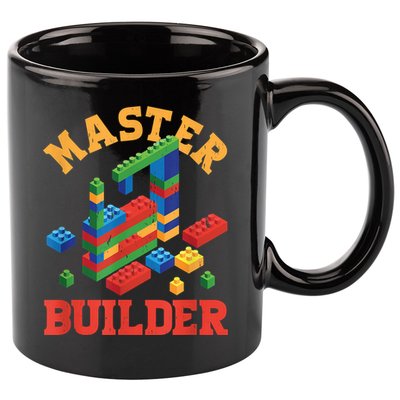 Master Builder Block Building Master Brick Builder 11oz C Handle Ceramic Mug