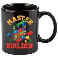 Master Builder Block Building Master Brick Builder 11oz C Handle Ceramic Mug