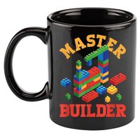 Master Builder Block Building Master Brick Builder 11oz C Handle Ceramic Mug