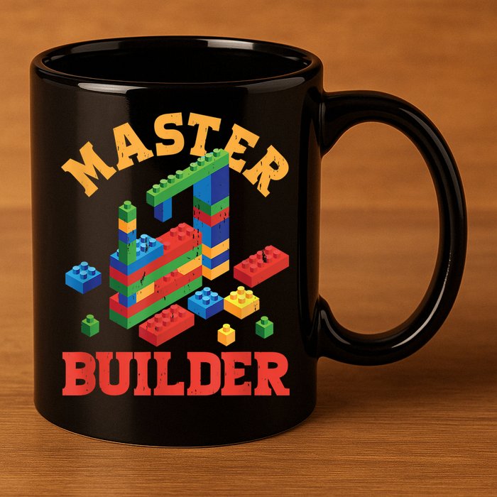 Master Builder Block Building Master Brick Builder 11oz C Handle Ceramic Mug
