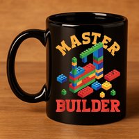 Master Builder Block Building Master Brick Builder 11oz C Handle Ceramic Mug